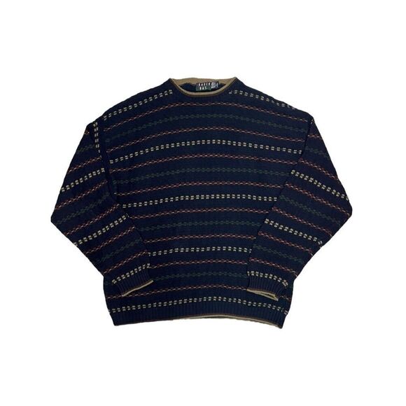 Trader Bay Other - Trader Bay Men’s Large Knit Sweater Crewneck Made in USA Vintage 90s